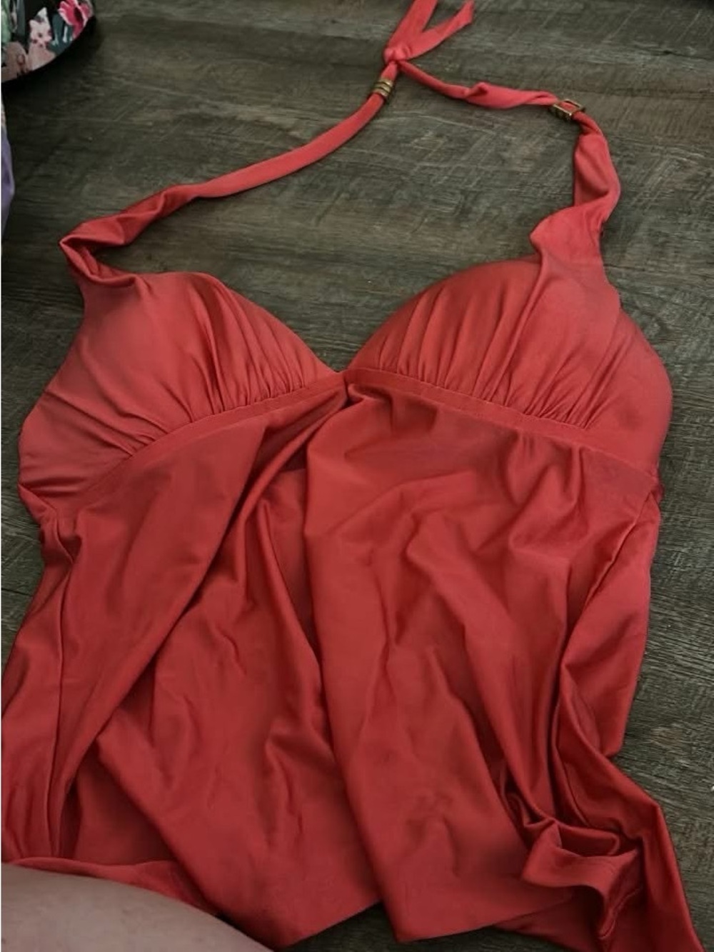 CO of California Coral Swim Top